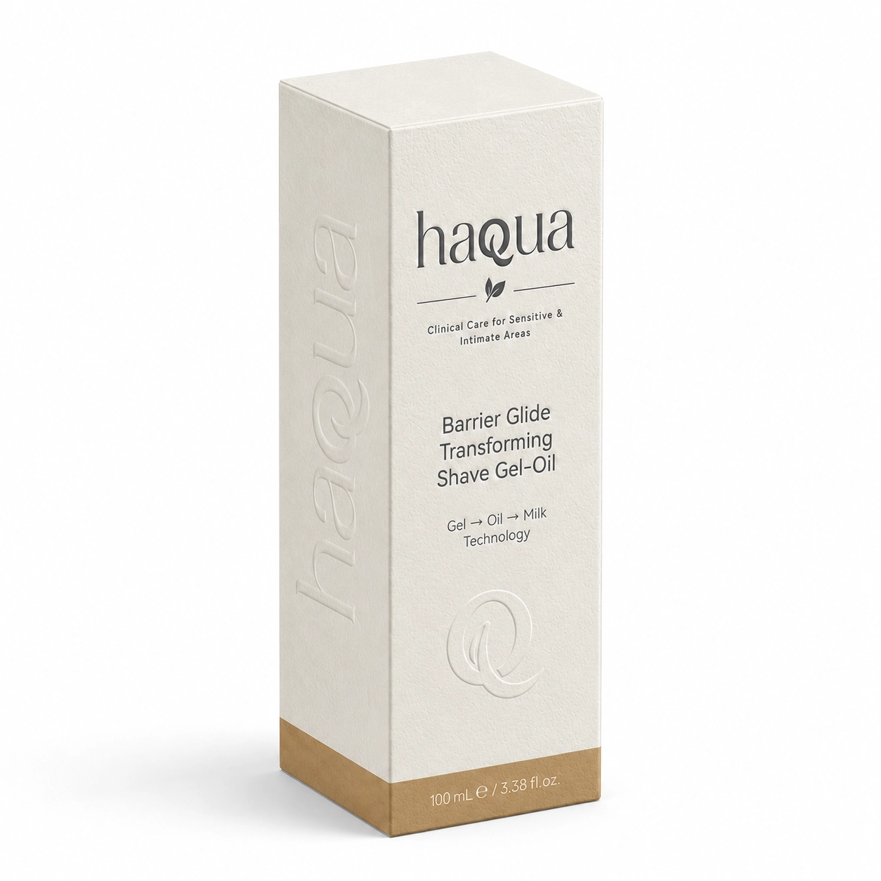 HAQUA Barrier Glide Transforming Shave Gel-Oil