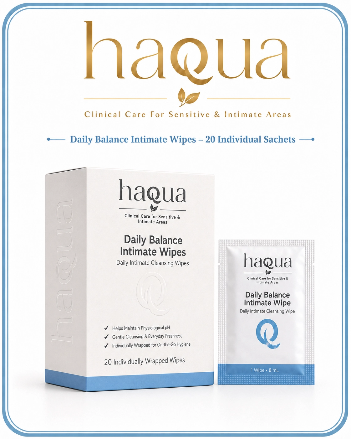 HAQUA Daily Balance Intimate Wipes