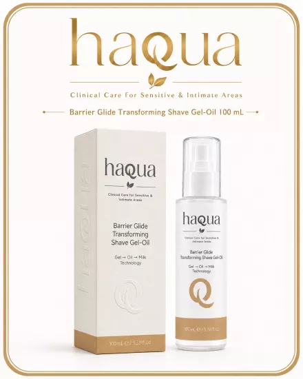 HAQUA Barrier Glide Transforming Shave Gel-Oil